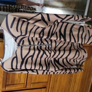 Zip front top
